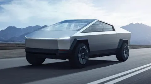 2022 Tesla Cybertruck front 2022 tesla cybertruck front