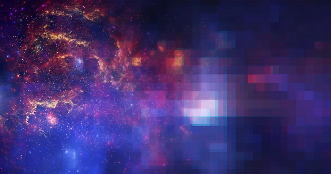 scientists have declared that the universe could be composed of pixels