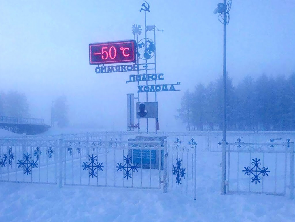Record cold in Siberia