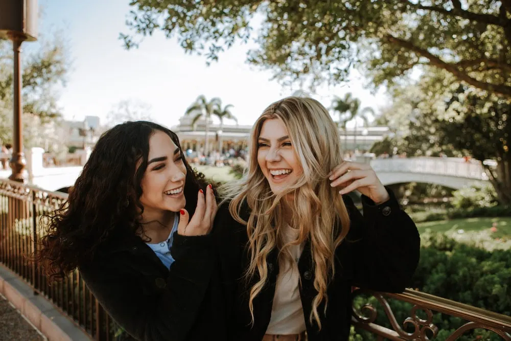 Smiling is a sign of self-confidence